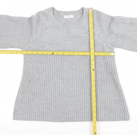Womens UK Size 10 Red Herring Grey Pullover Jumper