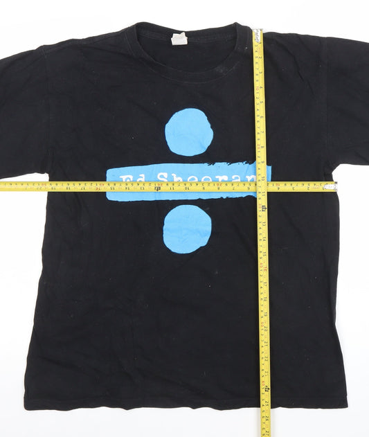 Womens UK Size M Keya Black Basic T-Shirt