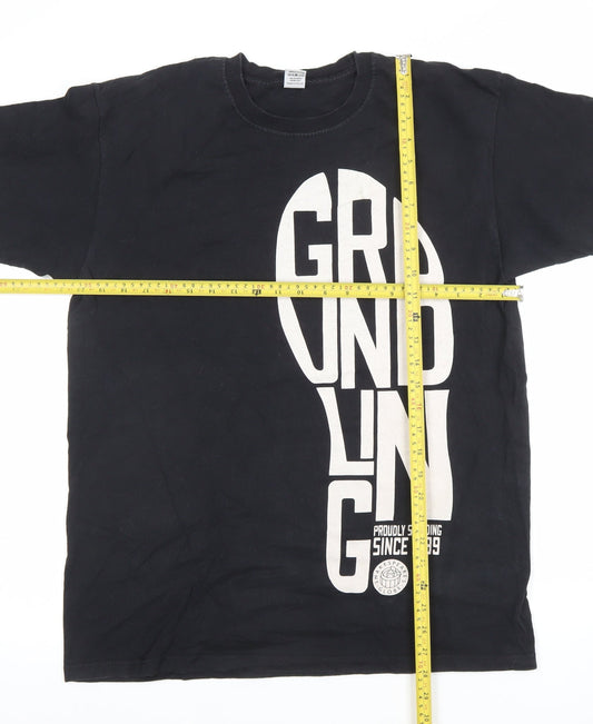 Shakespeare's Globe Men's Black Groundling Cotton T-Shirt Size L