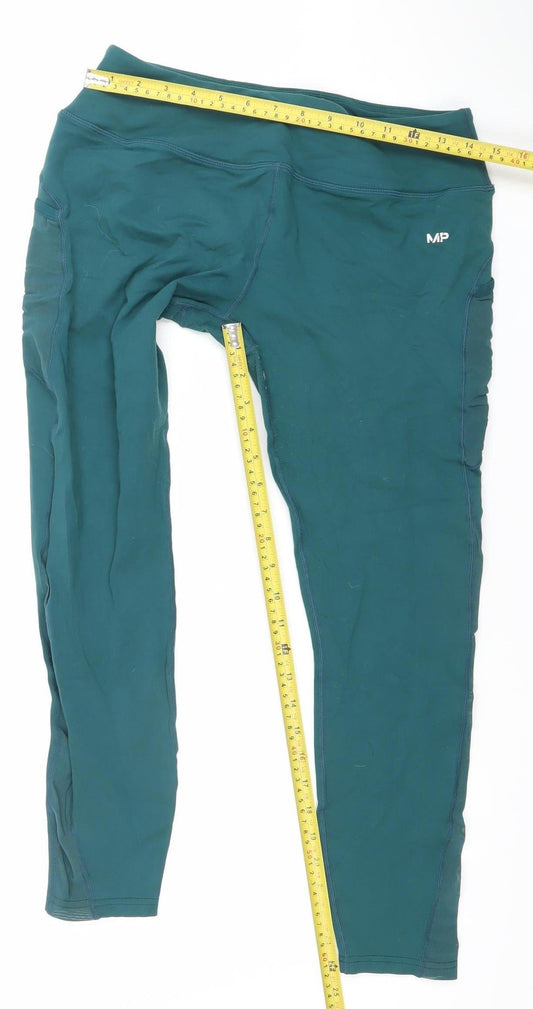Womens UK Size XL MP Slim Fit Leggings Green Leggings