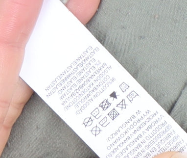 Denim Co. Womens Green Slim Fit Mid Rise Skinny Jeans Size 10