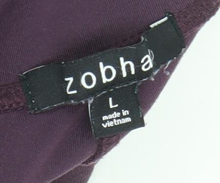 Womens UK Size L Zobha Slim Fit Leggings Purple Leggings