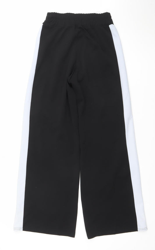 Womens UK Size 8 Misspap Regular Fit Jogger Black Trousers