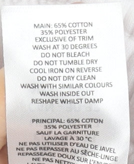 boohooMAN Men’s White Joggers Sweatpants Small Regular Fit