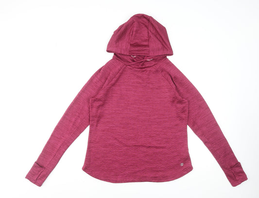St. Bernard Women’s Pink Hooded Lightweight Activewear Jacket Size S