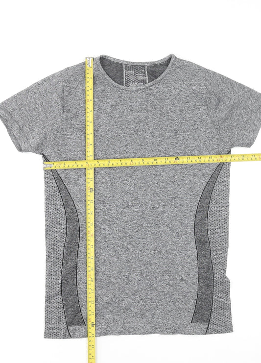 Dunnes Stores Men’s Grey Short Sleeve Athletic T-Shirt Size S