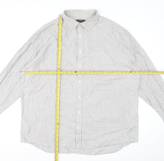 Mens UK Collar Size 47 Marks and Spencer Smart Multicoloured Dress Shirt