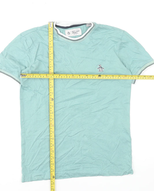 Mens UK Size XS Original Penguin by Munsingwear Green T-Shirt