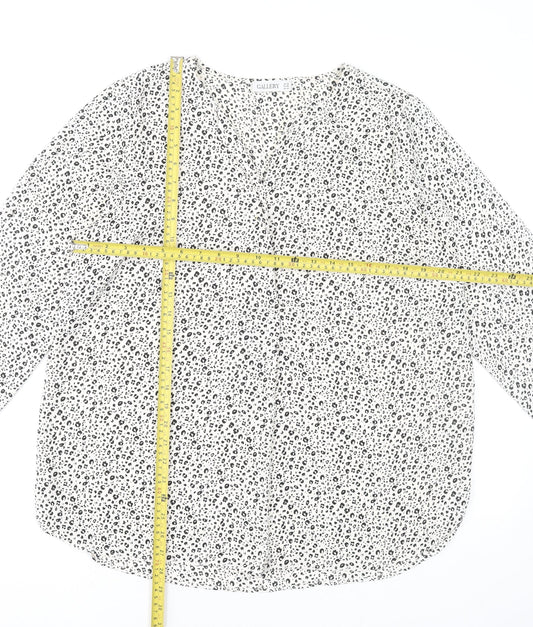 Womens UK Size 18 Gallery White Basic Blouse