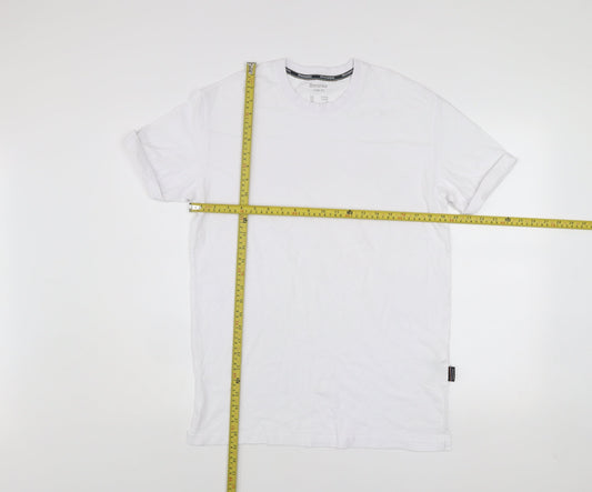 Mens UK Size XS Bershka White T-Shirt