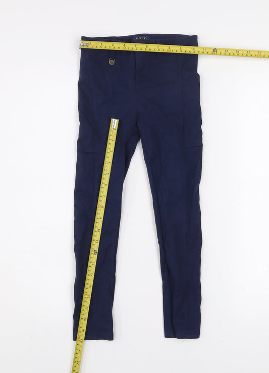 Girls UK Size 6 Years Ralph Lauren Slim Fit Jegging Blue Trousers