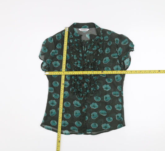 Womens UK Size 12 Atmosphere Green Camisole Blouse