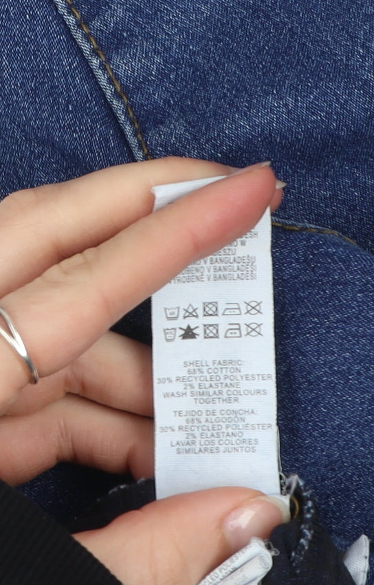 Primark Women's Blue Skinny Stretch Jeans Size 14 Denim Co