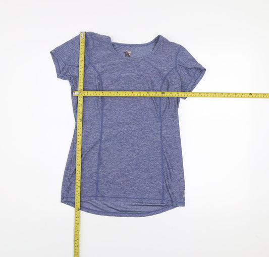 Womens UK Size XS Penn Blue Gym & Training Running & Jogging Yoga T-Shirt