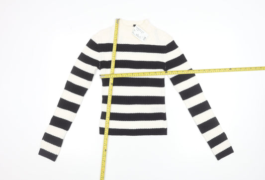 Womens UK Size 12 H&M Multicoloured Pullover Jumper