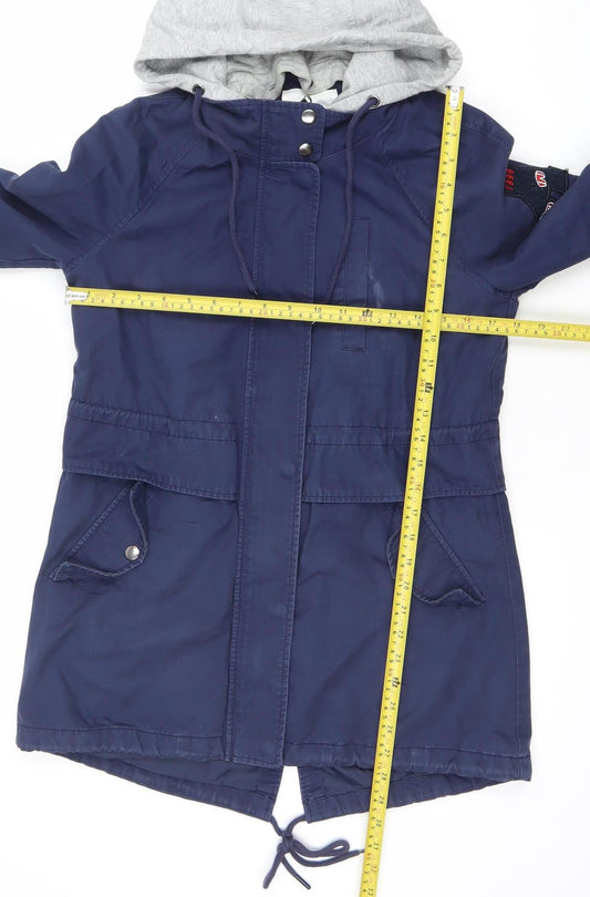 Womens UK Size S Semir Blue Parka Coat