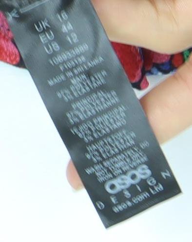 Womens UK Size 14 ASOS Wrap Dress