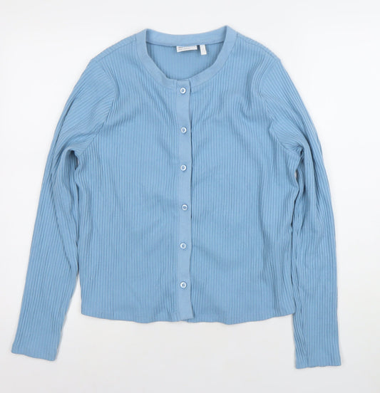 Womens UK Size L ASOS Blue Cardigan Jumper