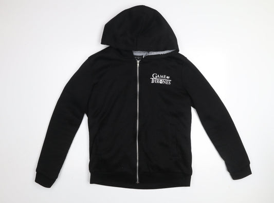 Mens UK Size M HEQU Black Casual Walking Jacket
