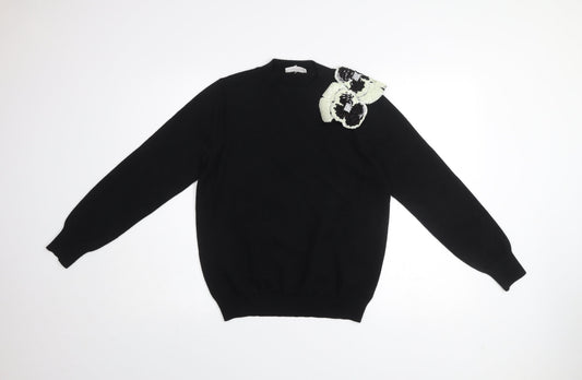 Womens UK Size L Savida Black Pullover Jumper