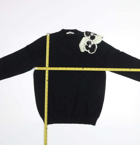 Womens UK Size L Savida Black Pullover Jumper