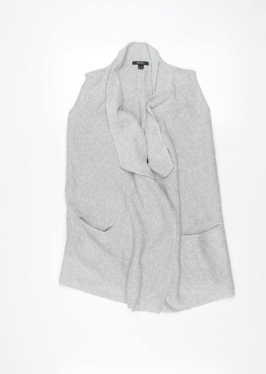 Womens UK Size XS ESMARA Grey Cardigan Jumper
