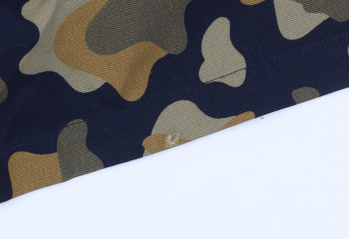 Forét Men's Multicoloured Camouflage Cargo Shorts Size S