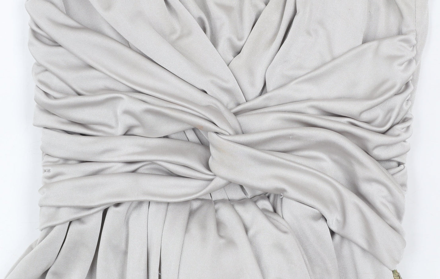 Jasper Conran Women’s Grey Wrap Satin Blouse Size 8