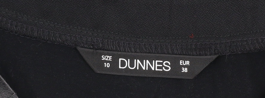 Dunnes Womens Multicoloured V-Neck Short Sleeve Colourblock Top Size 10