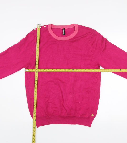 Womens UK Size 14 Rant & Rave Pink Pullover Jumper