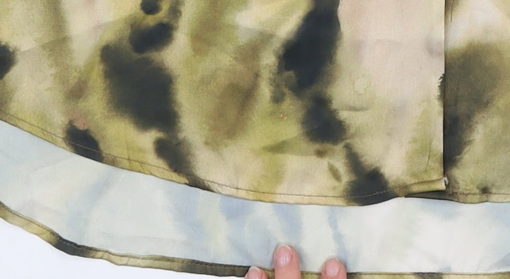 Primark Women’s Multicoloured Camouflage Button-Up Shirt L