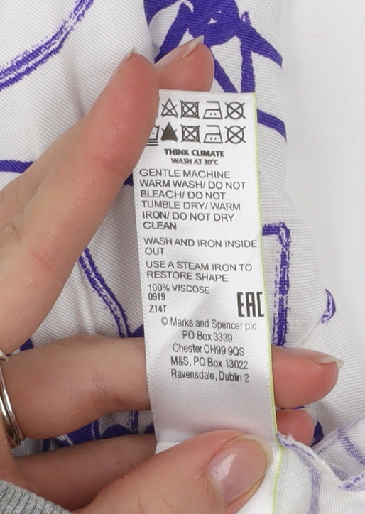 Womens UK Size 8 Marks and Spencer Shirt Dress