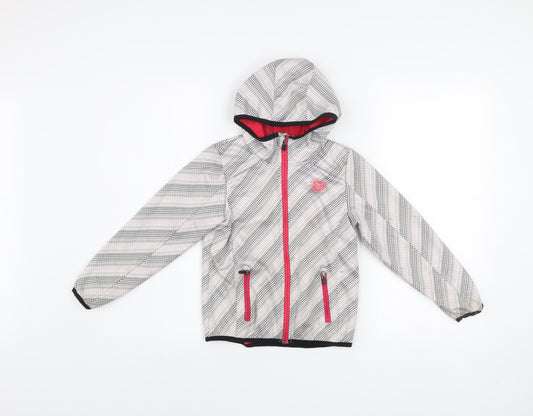 Girls UK Size 7 Years Crivit Grey Puffer Jacket