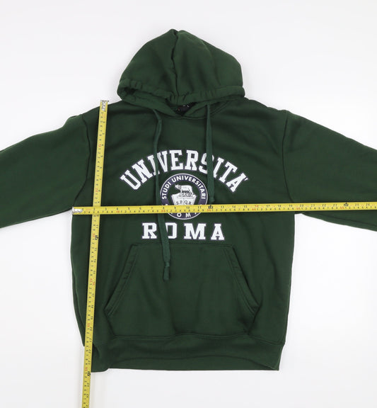 Mens UK Size L CHIP Green Pullover Hoodie