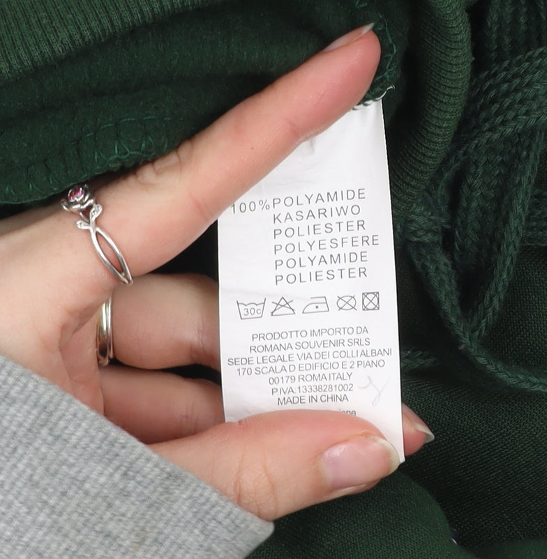 Mens UK Size L CHIP Green Pullover Hoodie