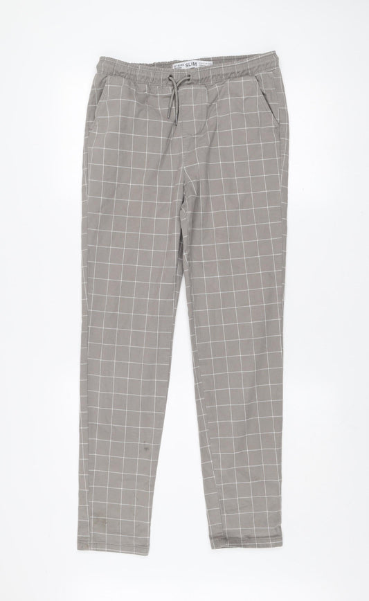 Boys UK Size 13-14 Years denim co. Slim Fit Jogger Grey Trousers