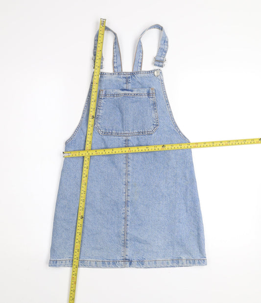 Womens UK Size 6 Topshop Pinafore/Dungaree Dress