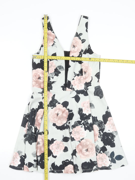 Womens UK Size 12 New Look Fit & Flare Dress