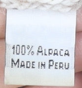 Womens UK Size XS Peruvian Connection Beige Cardigan Jumper