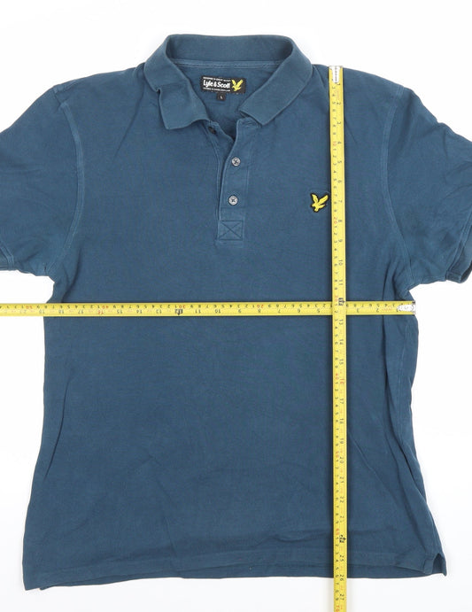 Mens UK Size L Lyle & Scott 100% Cotton Polo Shirt