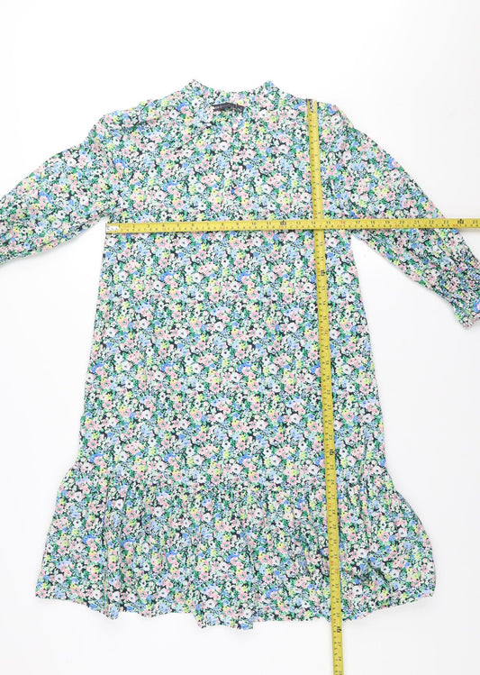 Marks and Spencer Women’s Multicoloured Floral Shift Dress Size 6
