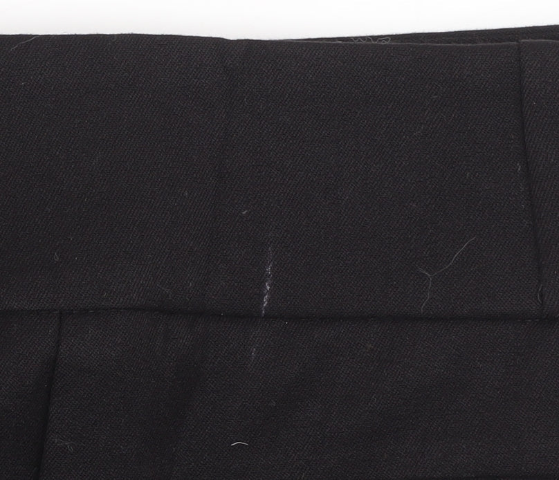 Womens UK Size 10 Regular NEXT Regular Fit Business Formal Workwear Black Trouse
