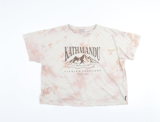 Womens UK Size XL Kathmandu Multicoloured Basic T-Shirt