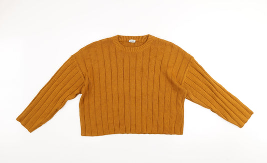 Womens UK Size 12 Pimkie Brown Pullover Jumper
