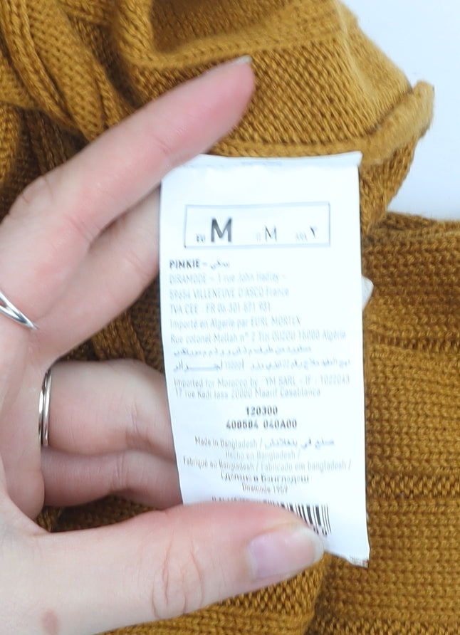 Womens UK Size 12 Pimkie Brown Pullover Jumper