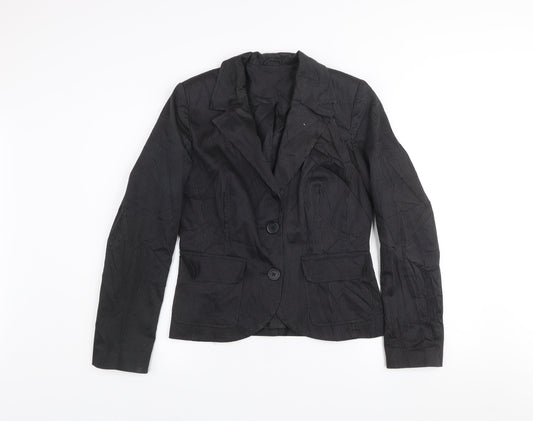 Womens UK Size 12 New Look Black Basic Jacket
