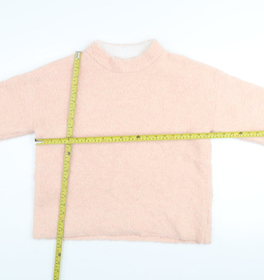 Womens UK Size S River Island Pink Pullover Jumper