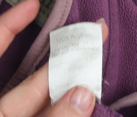 Granite Outdoors Women's Purple Fleece Jacket Size 16 Full Zip Warm