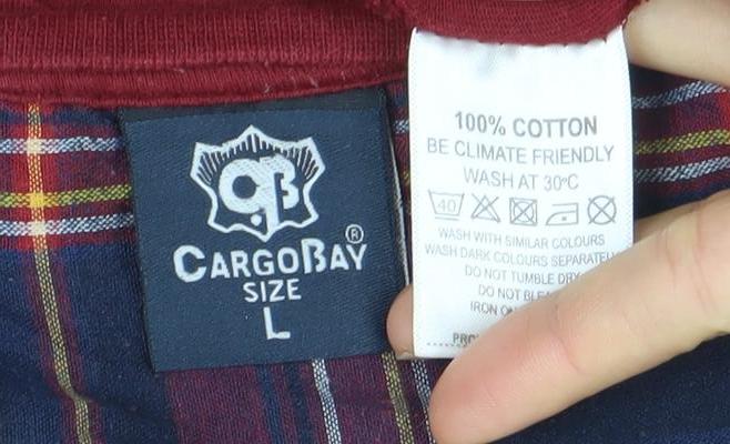 Mens UK Size L CargoBay Red T-Shirt