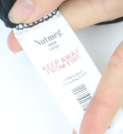 Nutmeg Men’s Black Star Wars Darth Vader Best Dad Graphic T-Shirt Large